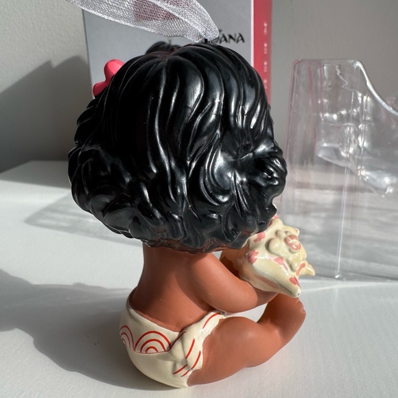 Hallmark Keepsake Ornament 2023 Moana The Ocean Chose Me Porcelain Baby Moana - Picture 5 of 10